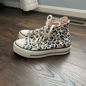 Converse Women's Multicolor Leopard High-Top Sneakers